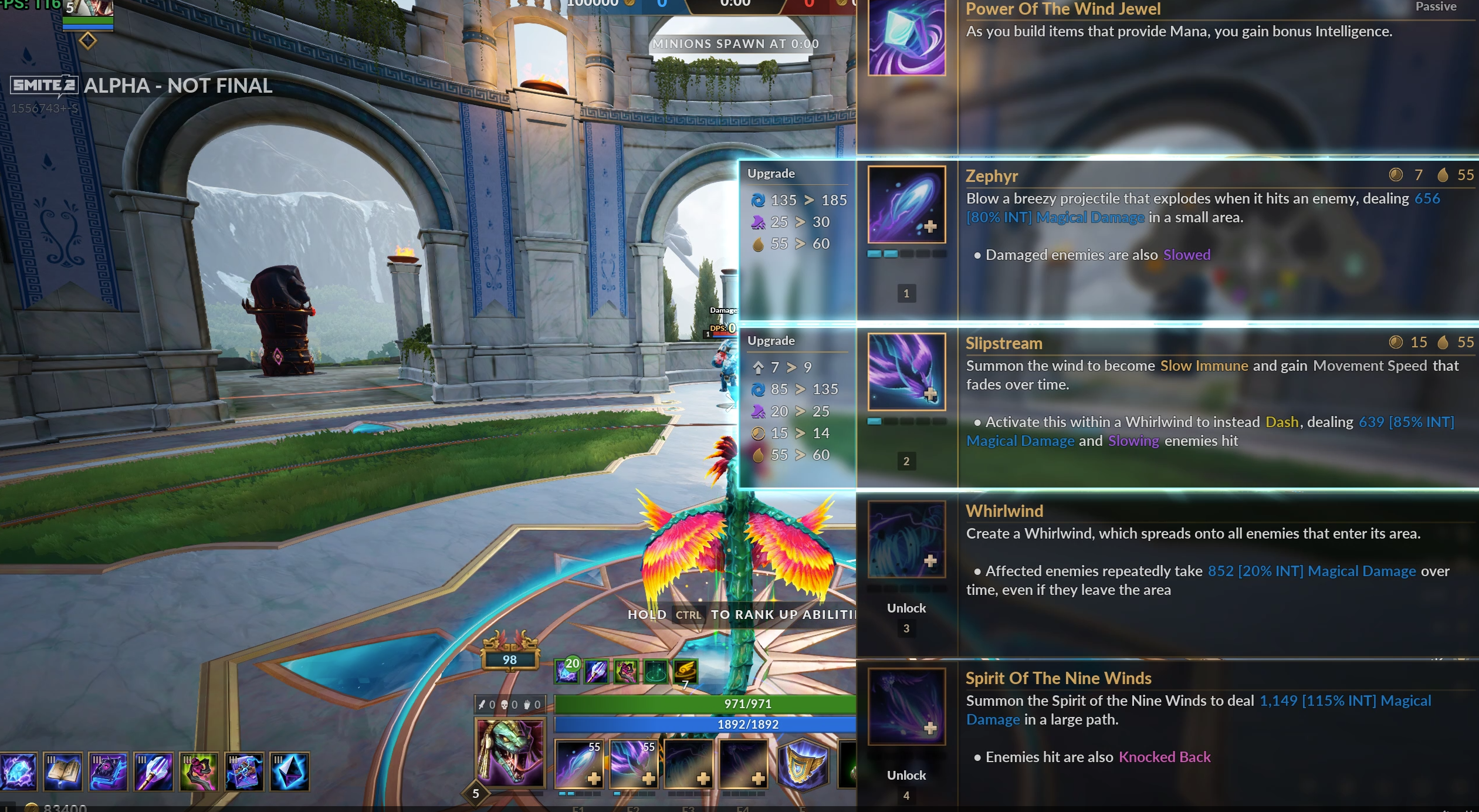 In-game ability quick view