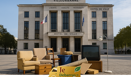 debarras Villeurbanne debarrasser une maison appartement cave grenier jedebarras 69100