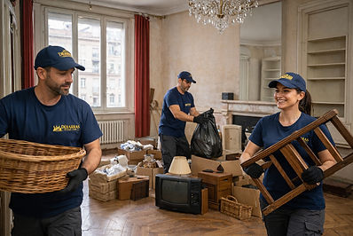 Entreprise Débarras Maison Lyon en intervention dans un appartement à Lyon 69