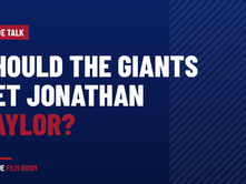 Big Blue Film Room graphic: Wink Martindale on a Giants trade for Jonathan Taylor