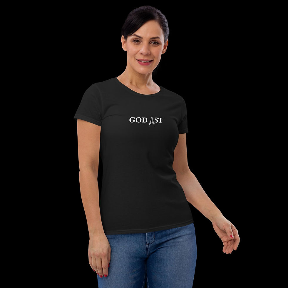 Thumbnail: Breathe YHWH, (Reg/White text) - Women's T-Shirt