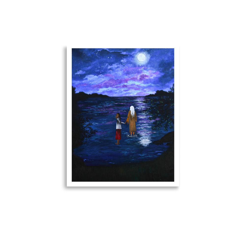 Walk with Yeshua, Paper Print