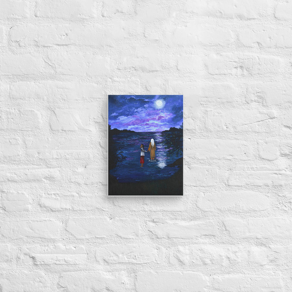 Thumbnail: Walk with Yeshua, Canvas Print