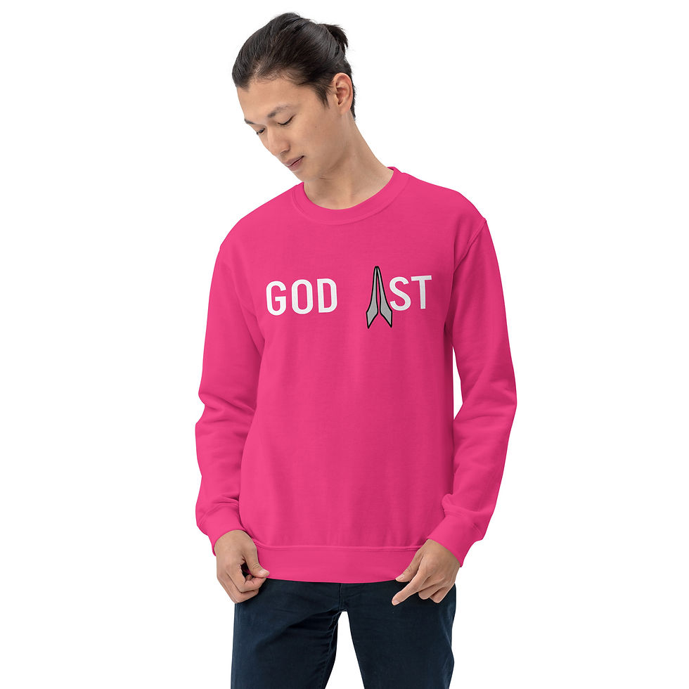 Thumbnail: Child of God, (Reg/White text) - Unisex Sweatshirt