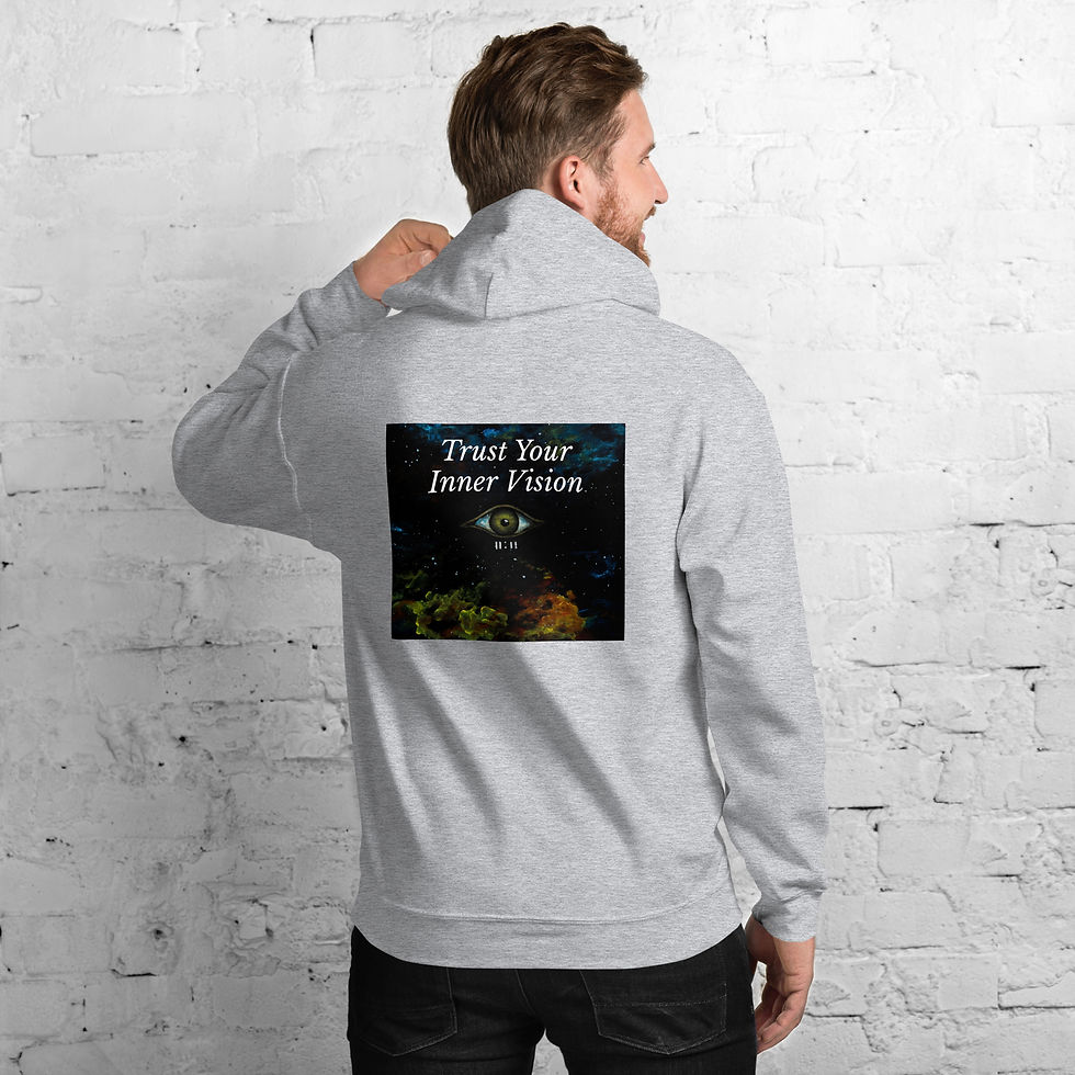 Thumbnail: Inner Vision (Block/Black text) - Unisex Hoodie