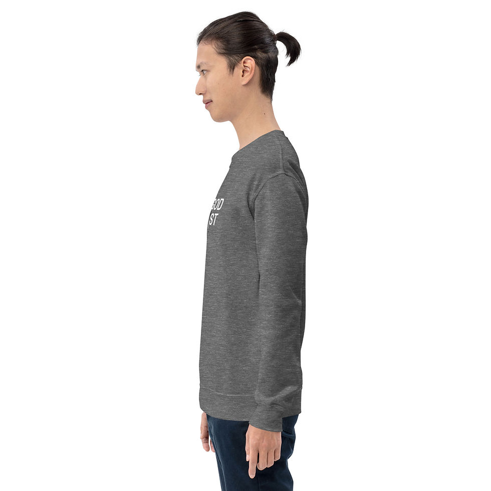 Thumbnail: Child of God, (Block/White text) - Unisex Sweatshirt