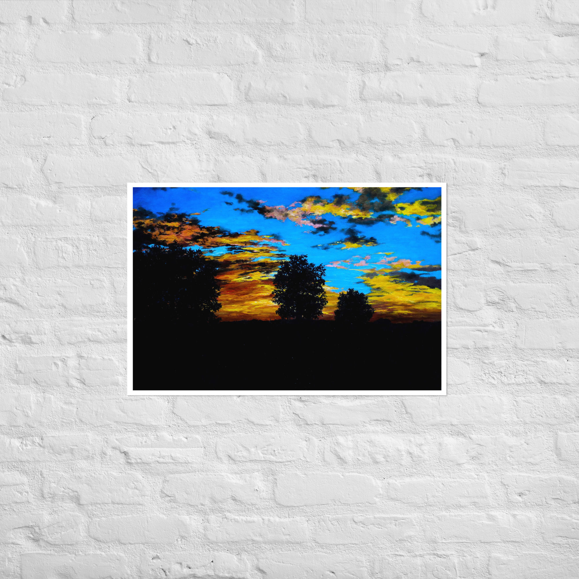 Vibrant Sunset, Paper print