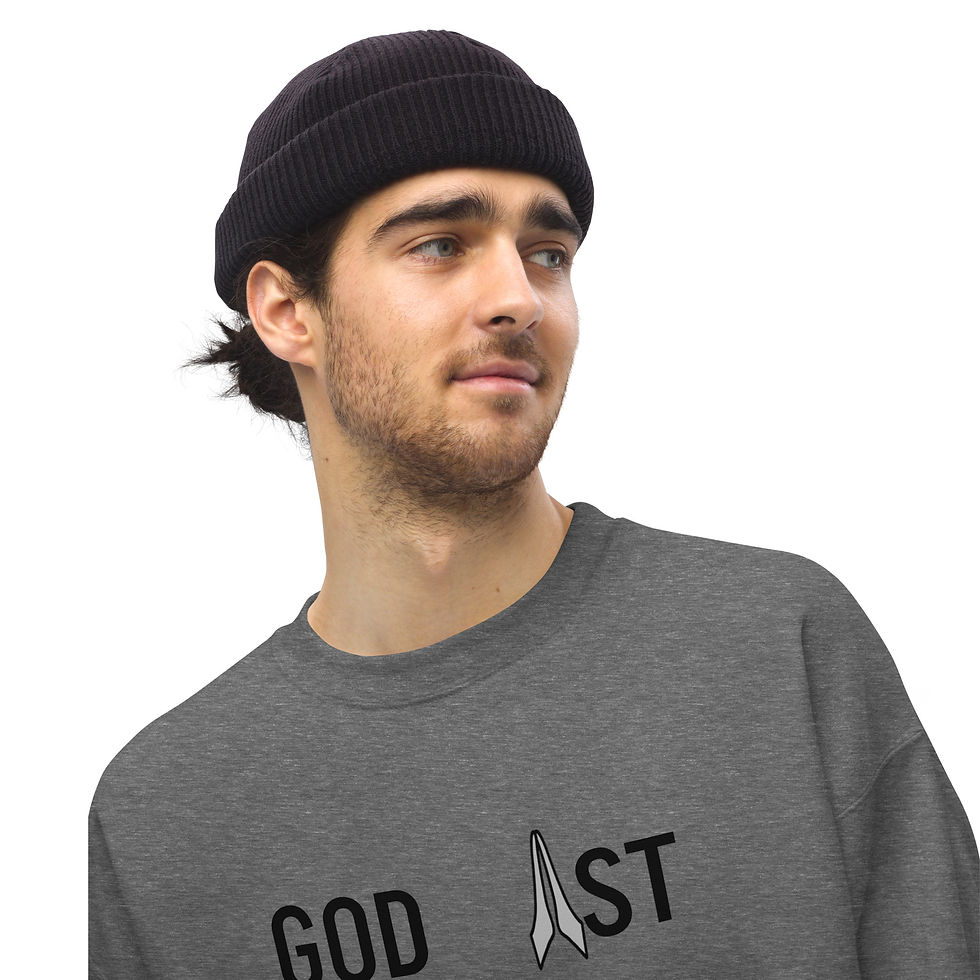 Thumbnail: I am Chosen, (Reg/Black text) - Unisex Sweatshirt