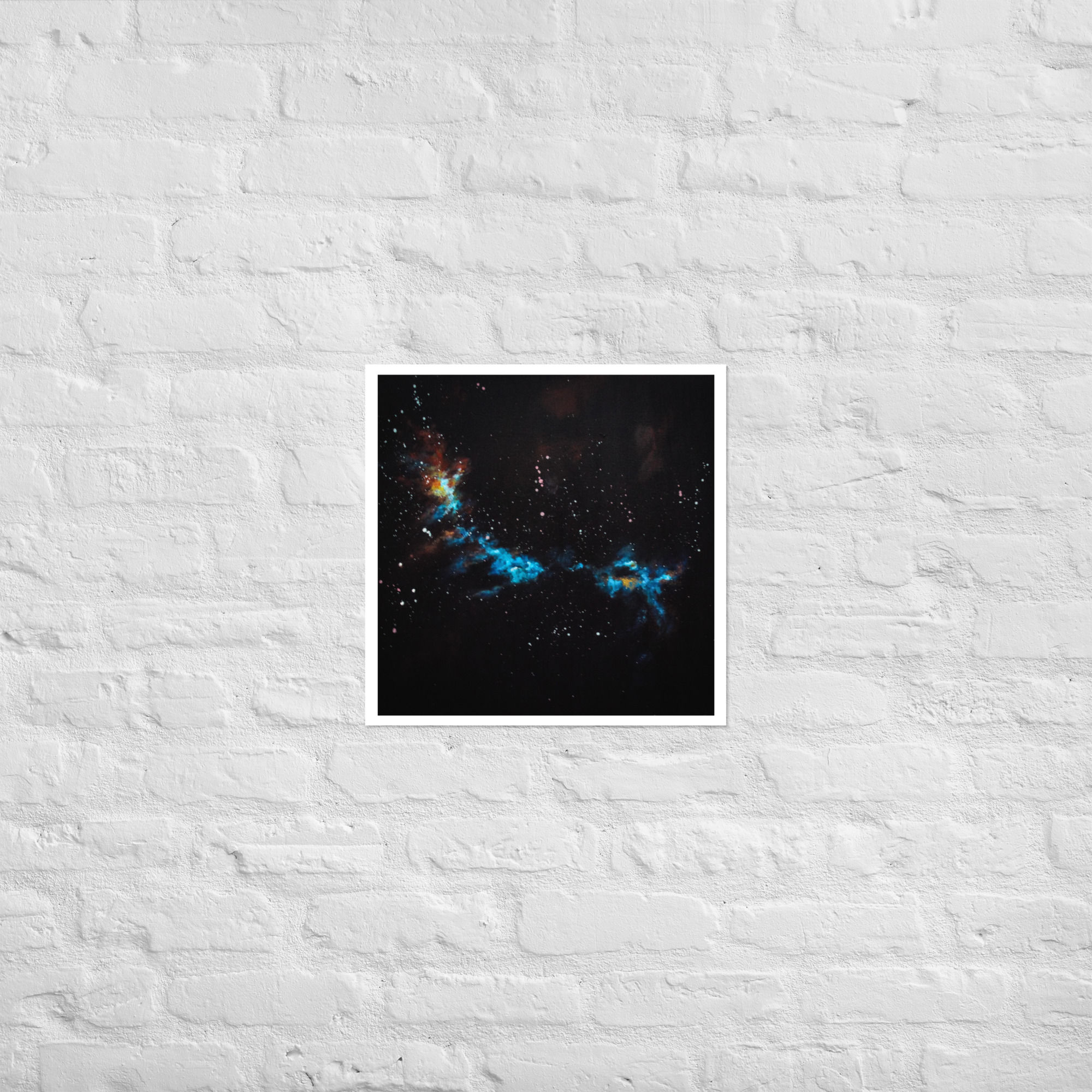 Teal Underarch Space Paper Print