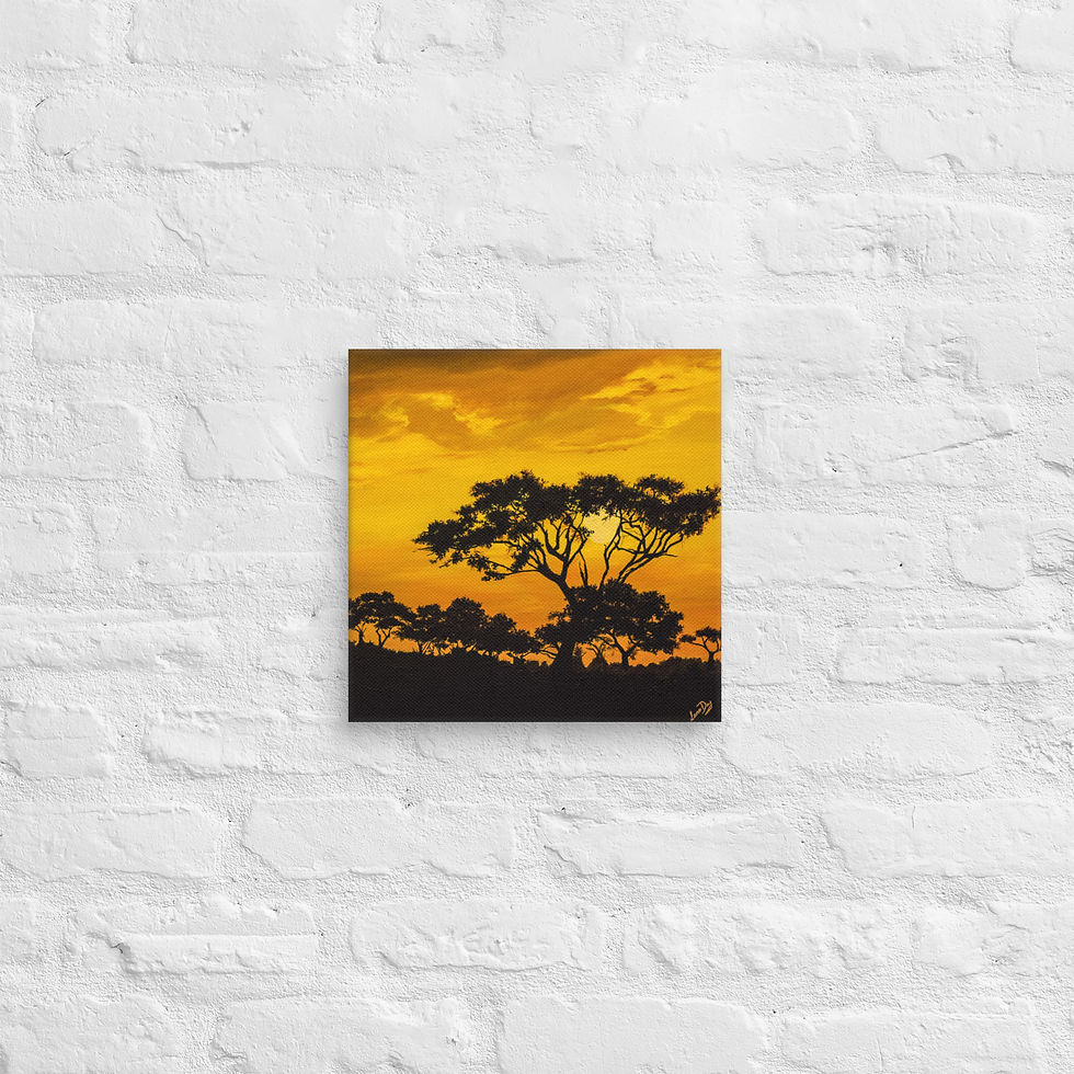 Thumbnail: Golden Sunset Canvas Print