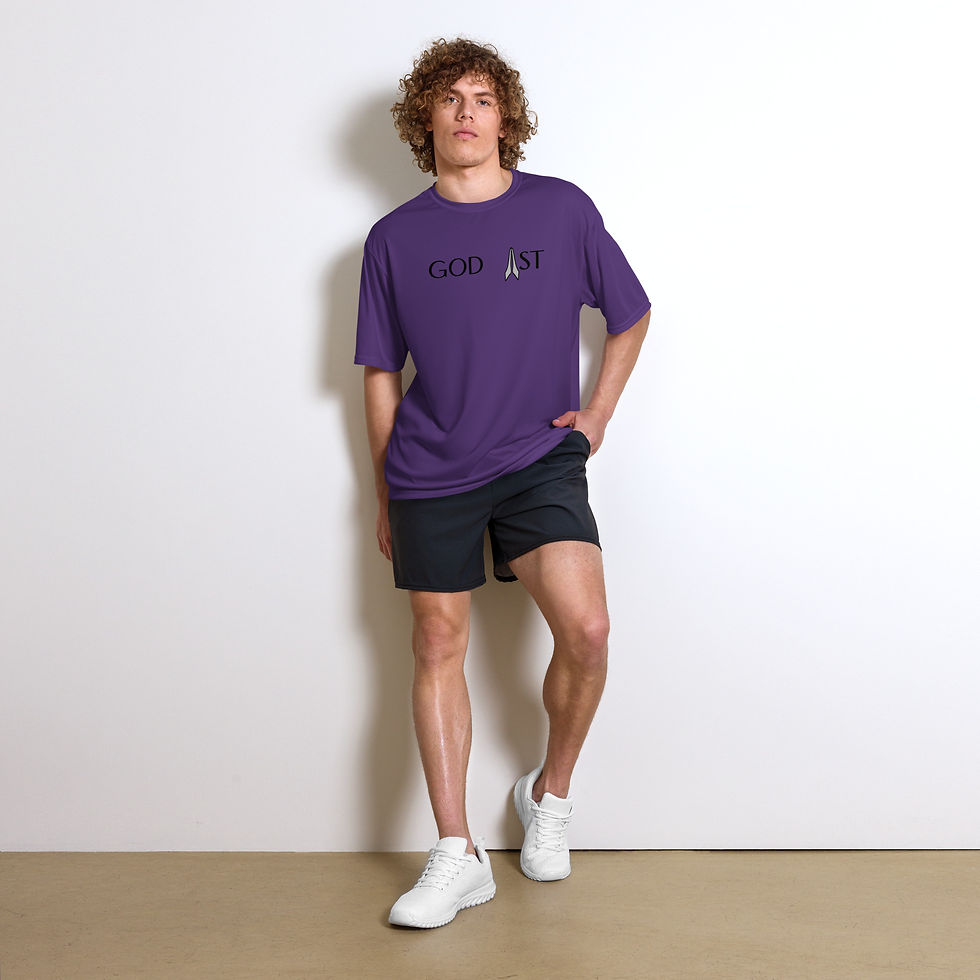 Thumbnail: (Reg/Black text) - Unisex performance crew neck T-shirt