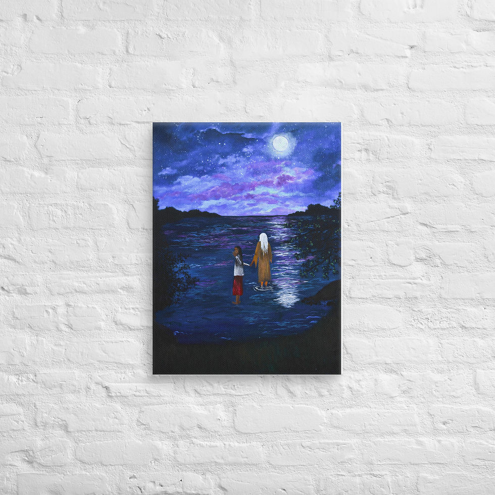 Thumbnail: Walk with Yeshua, Canvas Print
