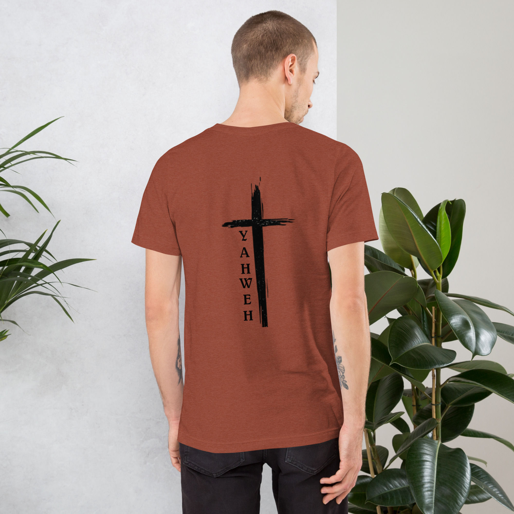 YahWeh - God First Logo, Christian Faith based T-Shirt, Unisex