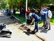 Estudiantes UTH realizan jornada de faena