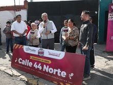 Pepe Chedraui encabeza obras de rehabilitación vial en la colonia San Luis Gonzaga