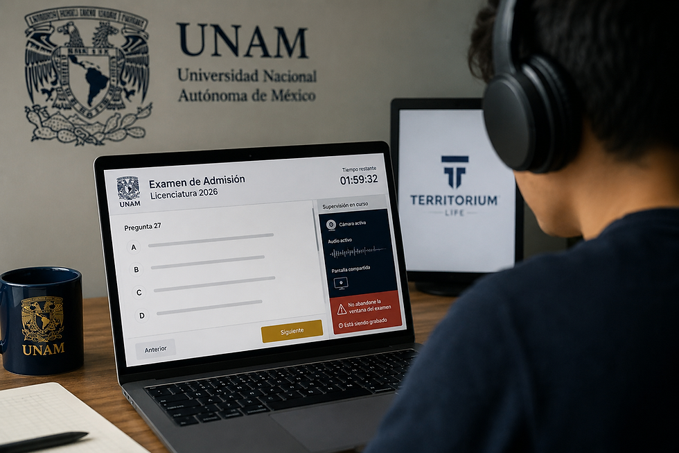 Reportan inconsistencias en empresa contratada por la UNAM para vigilancia de examen; tenía un supervisor por 150 aspirantes
