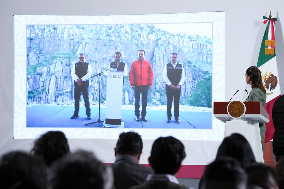 Preside Sheinbaum inicio de la construcción de la presa Tunal II en Durango