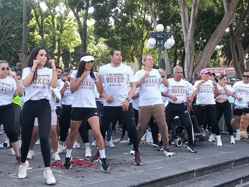 Puebla se unió a Clase Nacional de Boxeo; por la paz y contra las adicciones