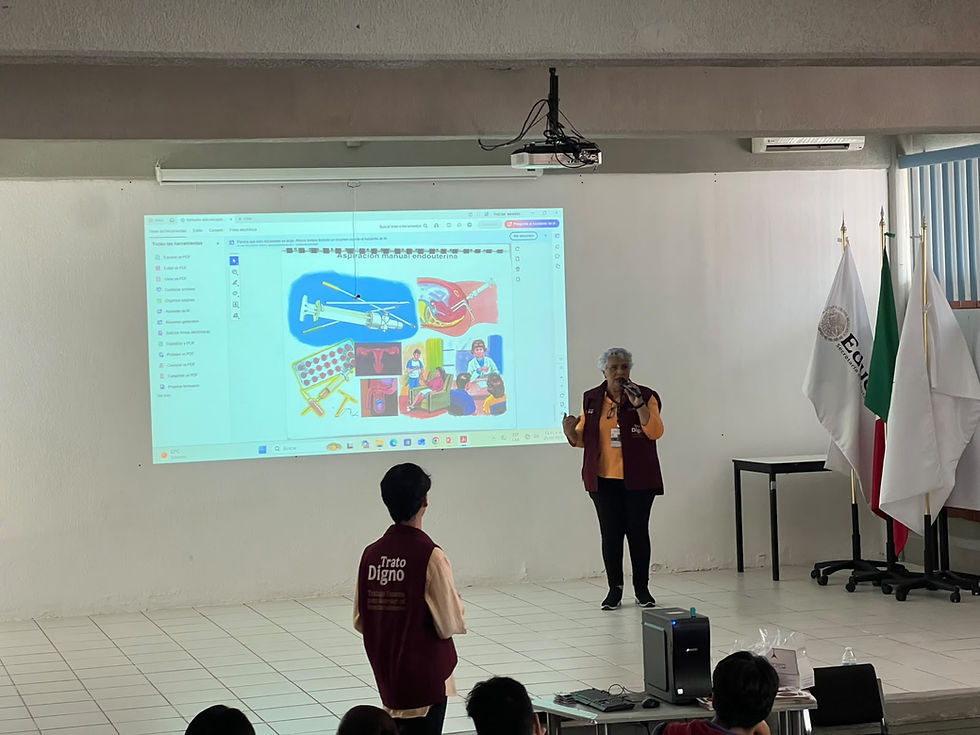 Realiza ISSSTE Puebla plática de prevención del embarazo en adolescentes al CECATI 8