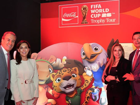 Presentan Pepe Chedraui y Alejandro Armenta la FIFA World Cup Trophy Tour 2026 en Puebla Capital