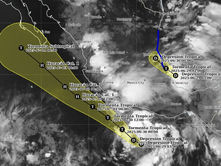 Vienen tormentas tropicales Flossie en el Pacífico y Barry en el Atlántico
