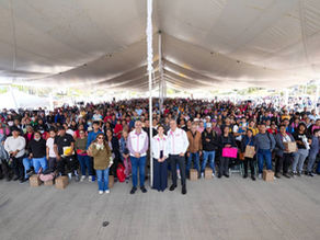 Garantizan Pepe Chedraui y MariElise Budib seguridad alimentaria a las familias capitalinas