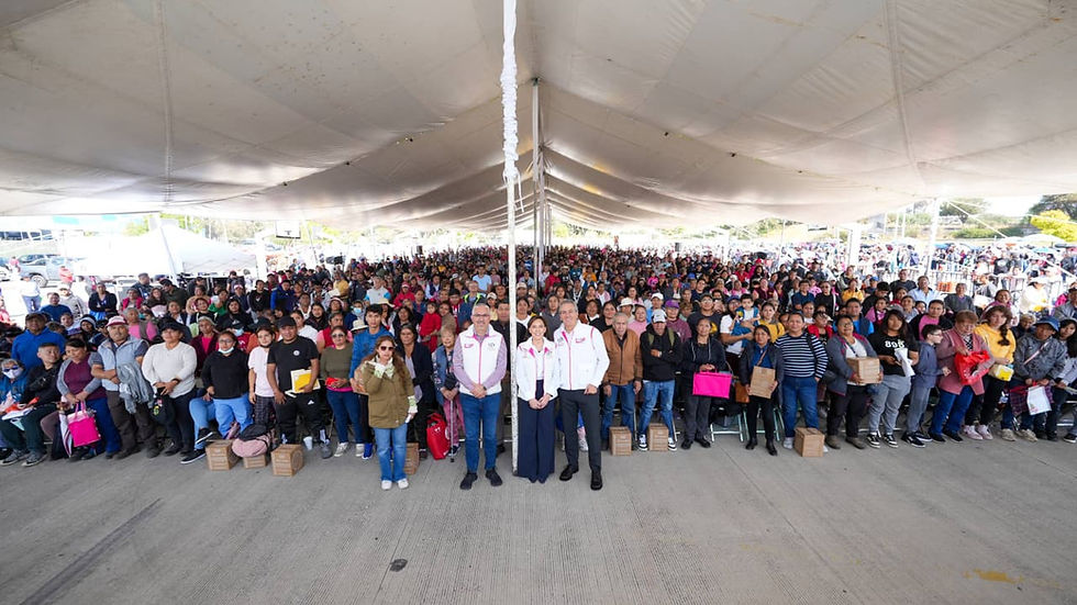 Garantizan Pepe Chedraui y MariElise Budib seguridad alimentaria a las familias capitalinas