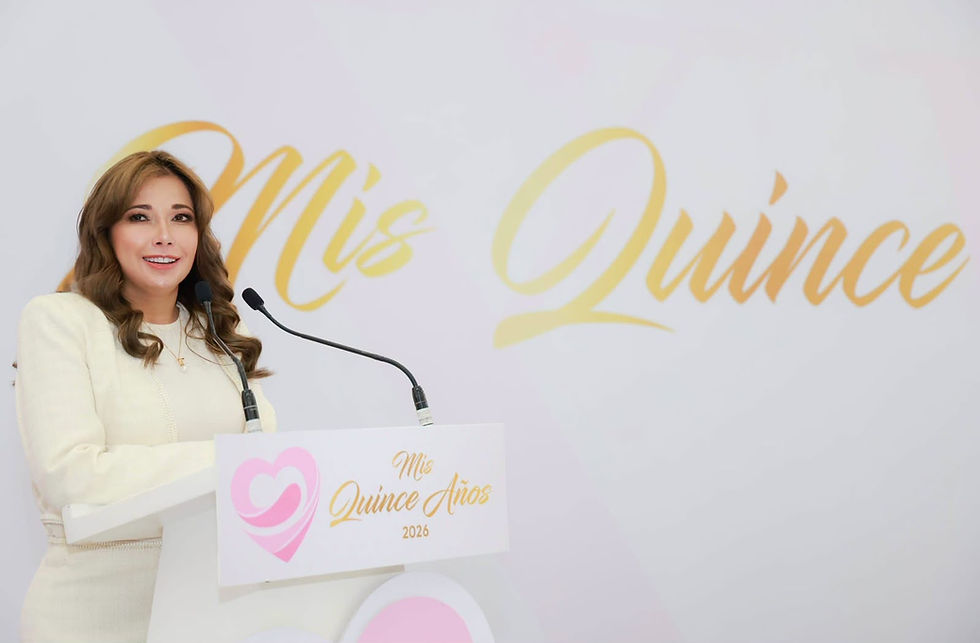 Celebra Ceci Arellano los sueños de quinceañeras de la Casa del Adolescente