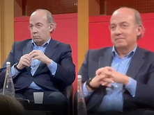 Increpan estudiantes mexicanos a Felipe Calderón durante foro internacional en París