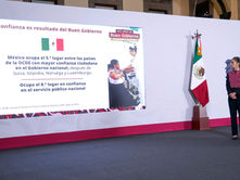 Dice Claudia Sheinbaum que la Secretaría Anticorrupción y buen gobierno ha logrado un ahorro de 83.8 mil mdp en dos años