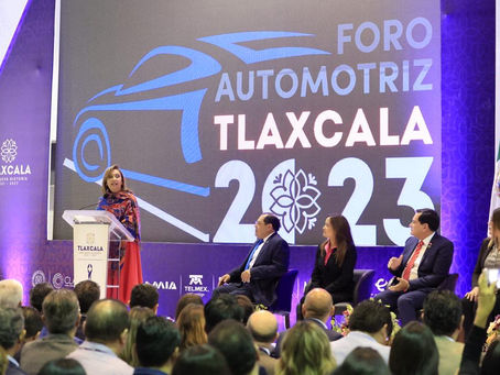 Gobernadora Cuéllar inaugura Foro automotriz Tlaxcala 2023