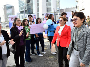 Rectora Cedillo toma protesta a directora de la Preparatoria 2 de Octubre de 1968