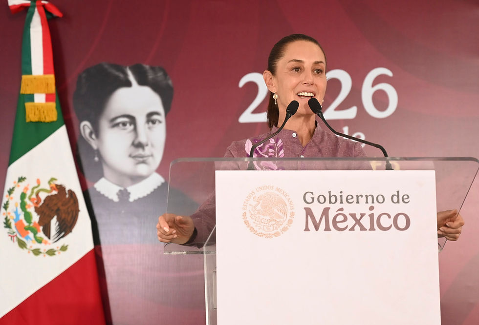 Inaugura Sheinbaum el tren Felipe Ángeles, Buenavista-AIFA