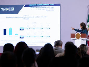 Cuestiona Claudia Sheinbaum datos del INEGI sobre desplazamiento por inseguridad; pide revisar metodología