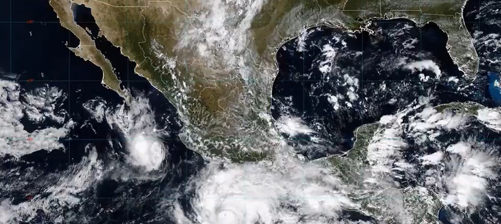 Huracanes "Simón" y "Trudy" afectarán costas mexicanas