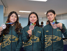 Alumnas BUAP obtienen medalla de bronce en tenis de mesa