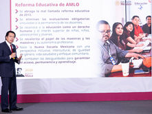Propone gobierno federal a CNTE construir una nueva reforma educativa