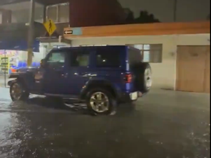 Encharcamientos e inundaciones provoca fuerte lluvia en Puebla capital