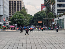 CNTE cierra Paseo de la Reforma; invitan nuevamente a Sheinbaum para negociar