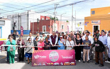 Trabaja Pepe Chedraui en mejoramiento de vialidades con el Tren Capitalino de Pavimentación