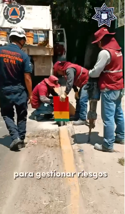 Gobierno de Pepe Chedraui refuerza medidas preventivas en zonas inundables con señalización tipo semáforo