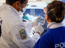 Policía Auxiliar refuerza procesos de inclusión a la Licencia Oficial Colectiva 38