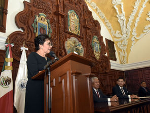 Presenta Lilia Cedillo su primer Informe de Labores