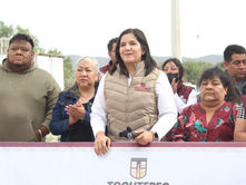 Fortalece Tochtepec su infraestructura urbana; entrega nueva obra de adoquinamiento