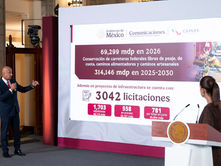 Informa Sheinbaum que se construirán 888 km de caminos artesanales