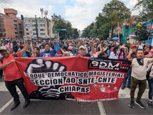 Prepara la CNTE movilizaciones del Día del Trabajo y amenaza con paro en Mundial 2026