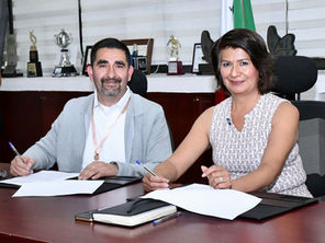 Firma UTH convenio con Asociación Nacional e Internacional de Derechos Humanos