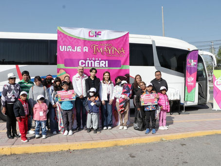 SMDIF apadrina a familias que viajan a Mundo Imayina