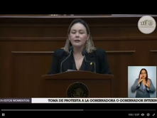Yeraldine Bonilla es nombrada como gobernadora interina por el Congreso de Sinaloa