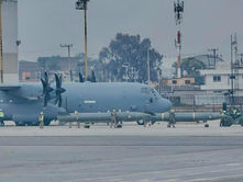 Dice Gabinete de Seguridad que aterrizaje de avión militar estadounidense en Toluca fue por acuerdo bilateral